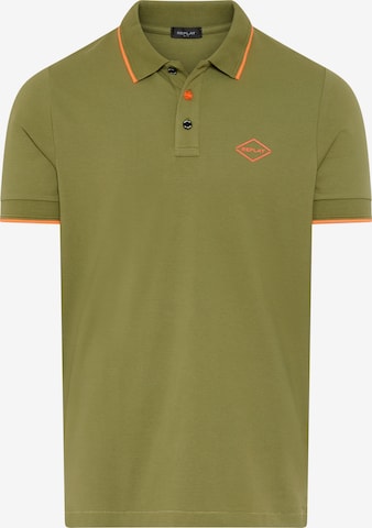 REPLAY Poloshirt in Grün: Vorderseite