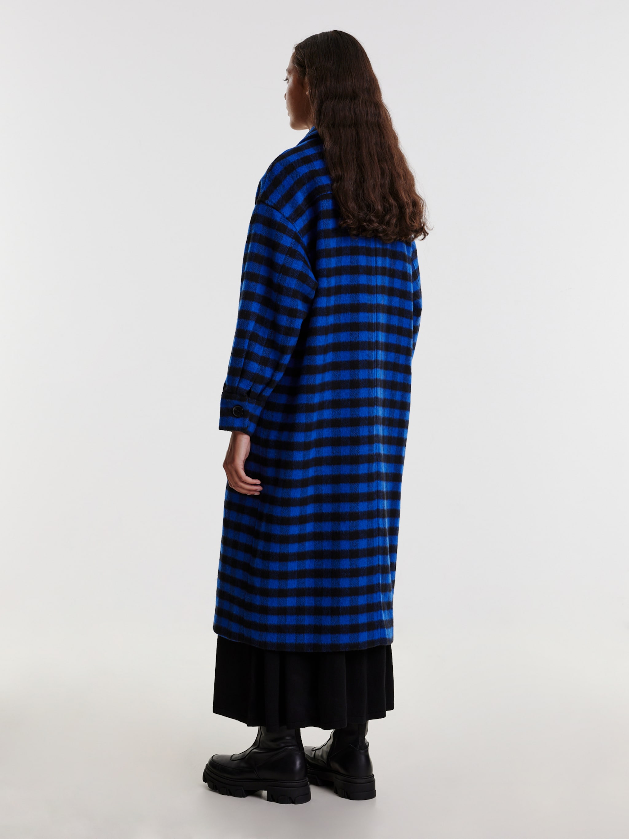 EDITED Produits Manteau mi-saison 'Tamilla' bleu