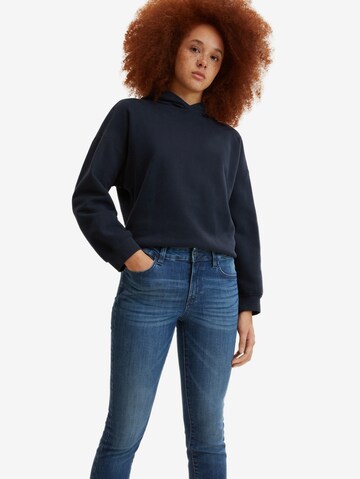 Coupe slim Jean 'Alexa' TOM TAILOR en bleu