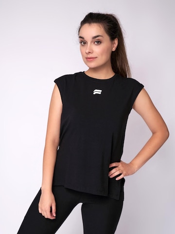 Fortex Fitness Sports top 'Essential' in Black: front