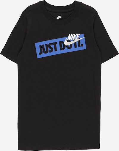 Marškinėliai iš Nike Sportswear, spalva – sodri mėlyna („karališka“) / juoda / balta, Prekių apžvalga