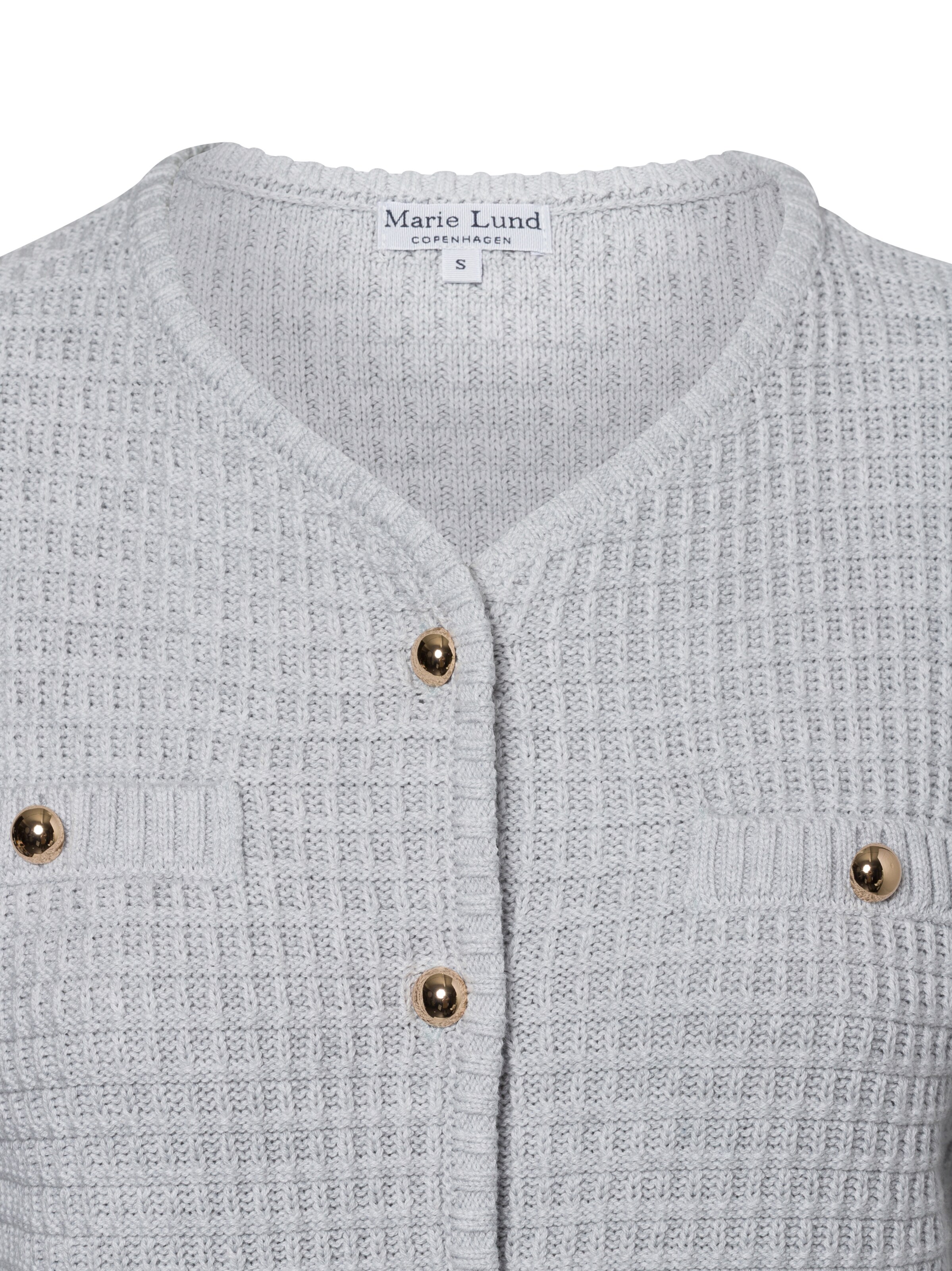 Marie Lund Knit cardigan in Grey