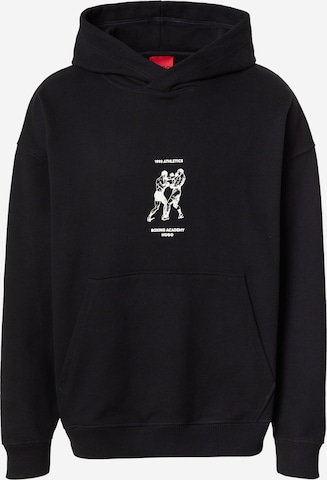 Sweat-shirt 'Duwrestie' HUGO en noir : devant