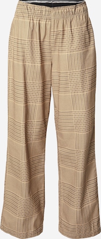 TOPSHOP Regular Broek in Beige: voorkant