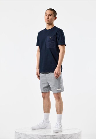 Weekend Offender T-Shirt 'Coney Island' in Blau