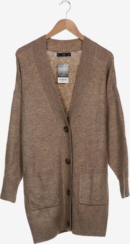 MANGO Sweater & Cardigan in L in Brown: front