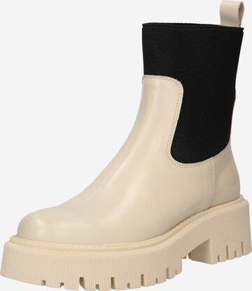 Bottines ANGULUS en blanc : devant