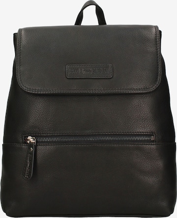Zaino di HILL BURRY in nero: frontale
