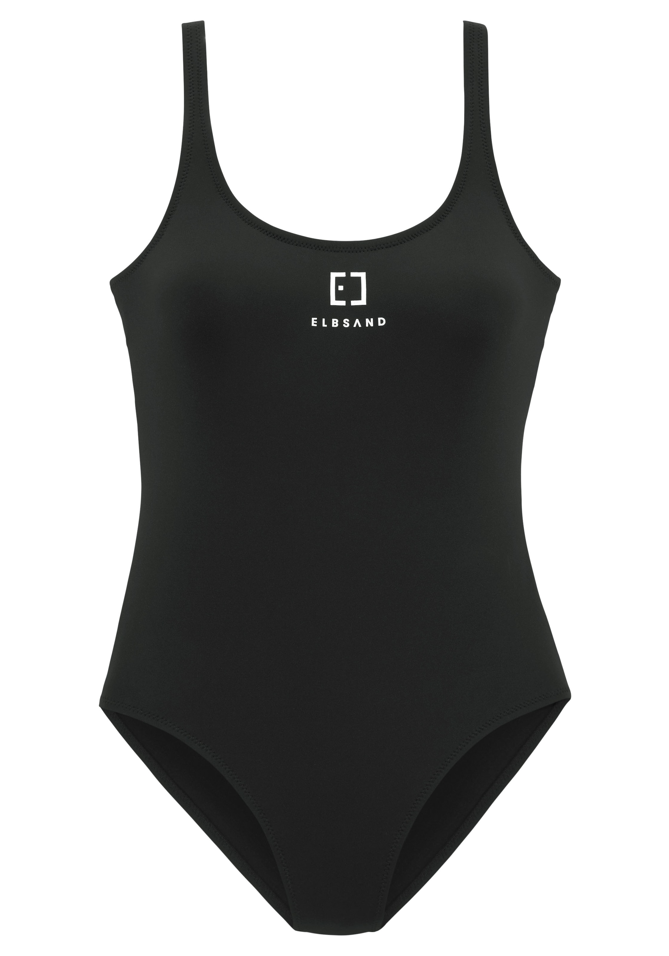Elbsand Бюстье Купальник в Черный: спереди