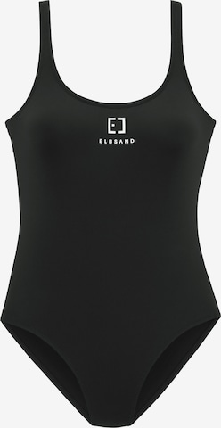 Elbsand Bustier Badedragt i sort: forside