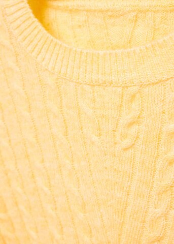 MANGO Pullover 'Aga' in Gelb