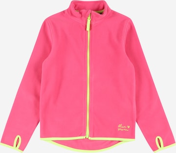 BLUE SEVEN Fleece Jacket in Pink: front