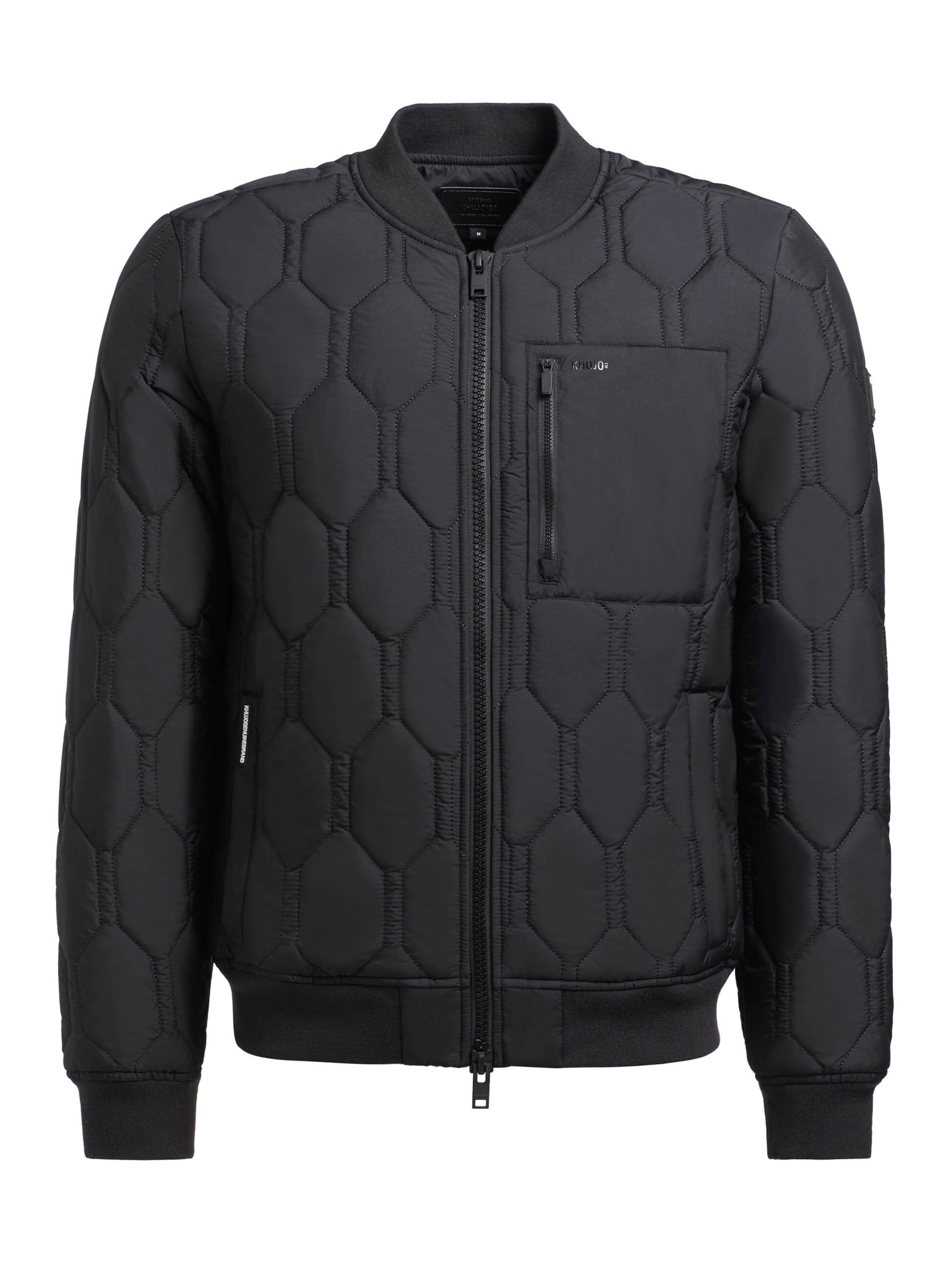 khujo Vinterjakke 'Nosar' i sort: forside