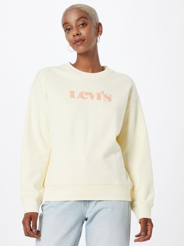 LEVI'S ® Sweatshirt 'Graphic Standard Crewneck Sweatshirt' in Gelb: predná strana