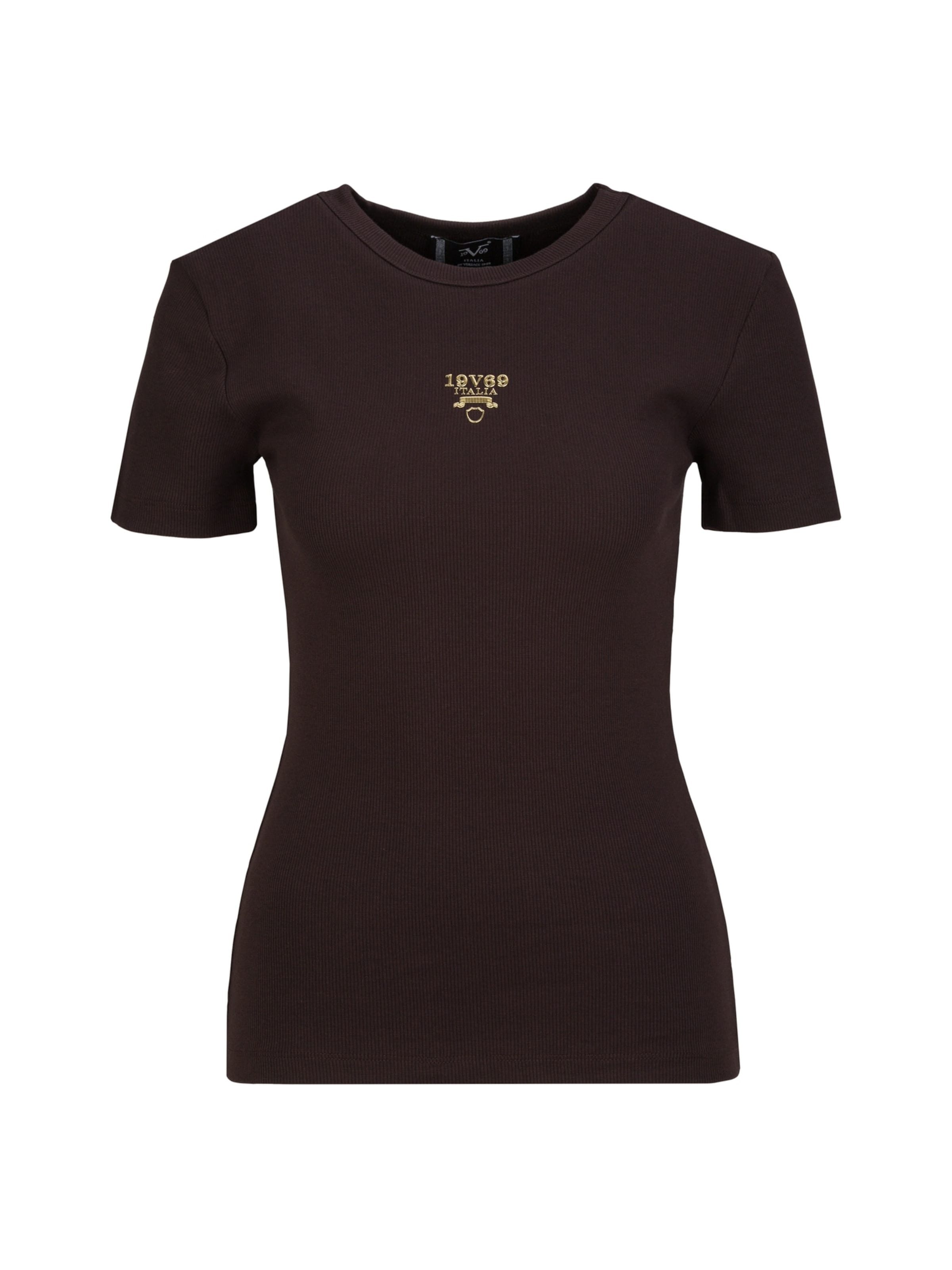 19V69 ITALIA Shirt 'Leta' in Brown: front
