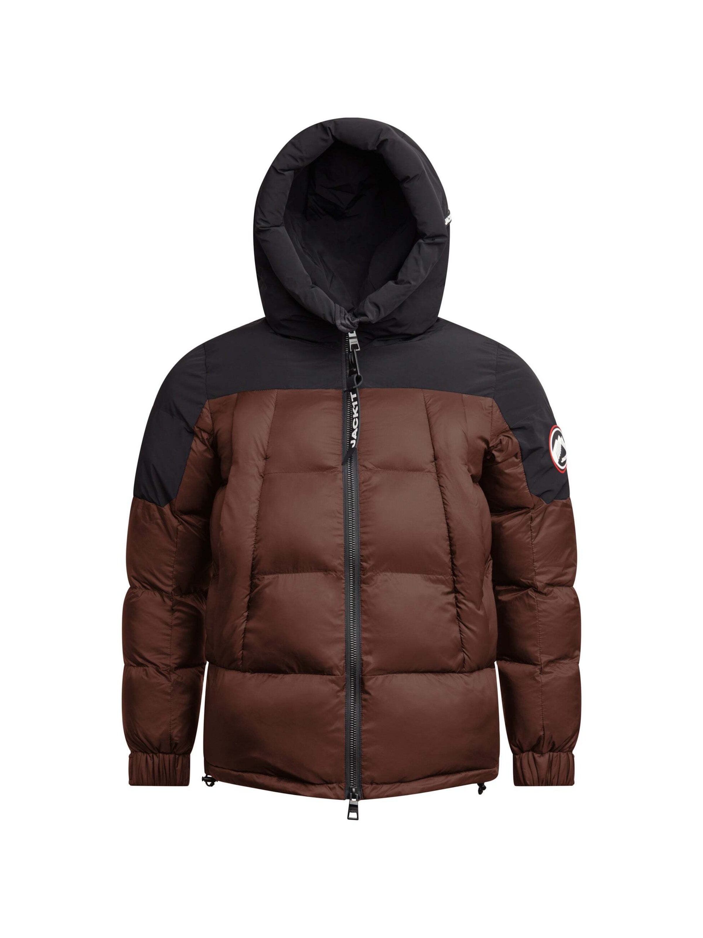 JACK1T Outdoorjas ' Luna Leichte' in Bruin: voorkant