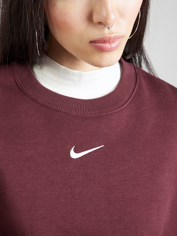Nike Sportswear Sweatshirt 'Phoenix Fleece' in Red