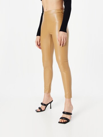 MICHAEL Michael Kors Skinny Leggings in Beige: front