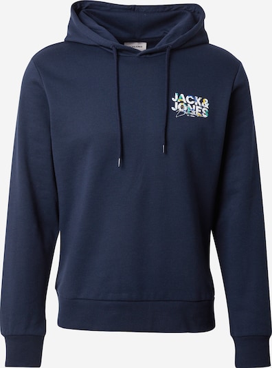 JACK & JONES Sweater majica 'JJGEPLAS' u plava / zelena / bijela, Pregled proizvoda