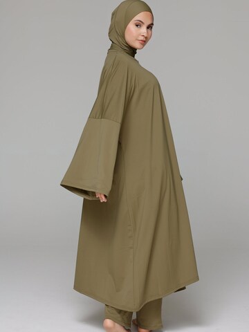 SIYA Swimwear T-Shirt Badeanzugkleid 'Cover-up' in Grün