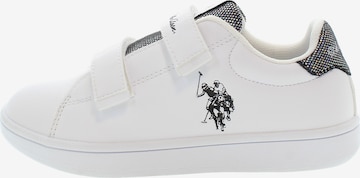 Sneaker di U.S. POLO ASSN. in bianco: frontale