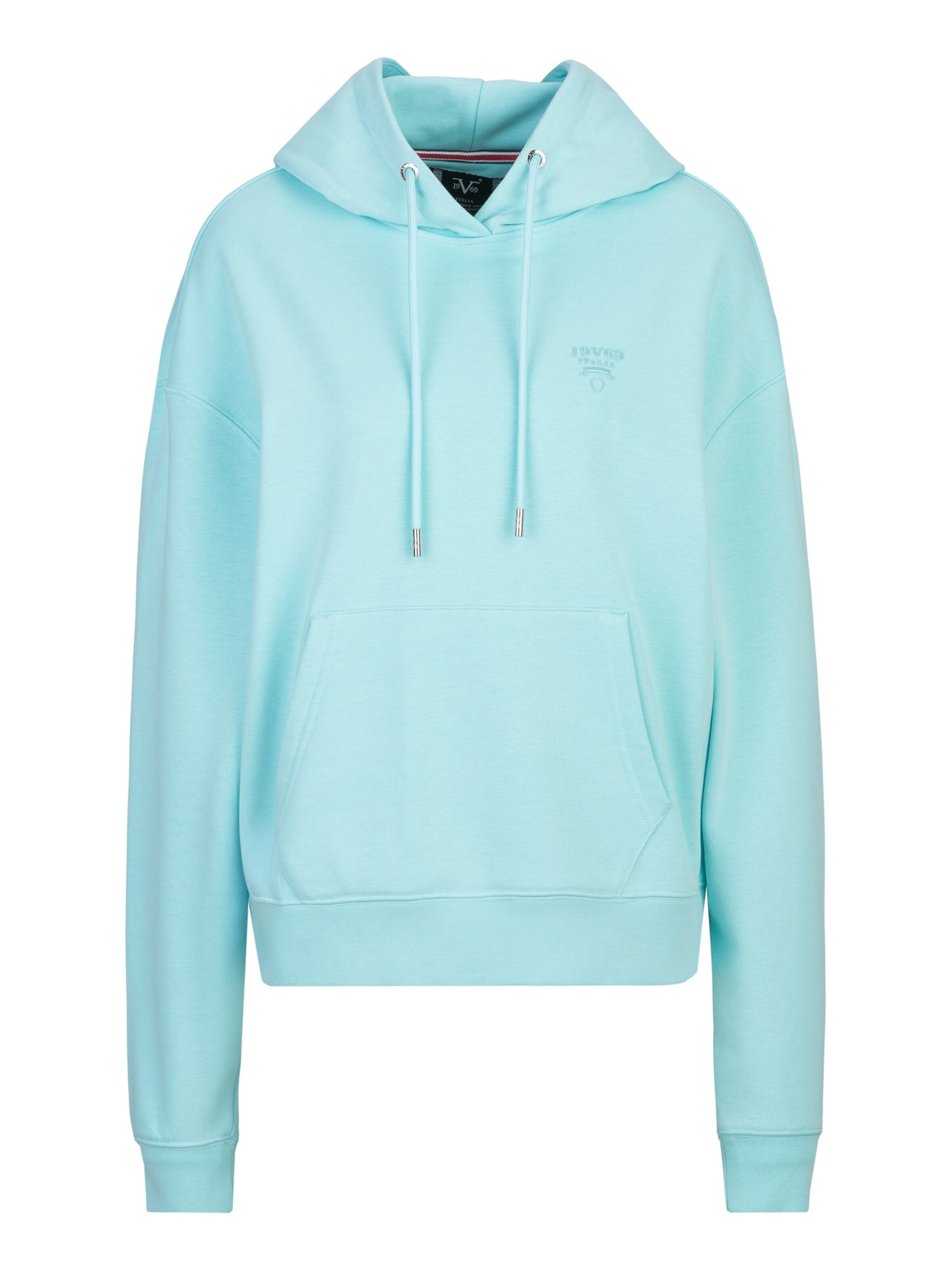 19V69 ITALIA Sweatshirt 'Kara' i blå: framsida