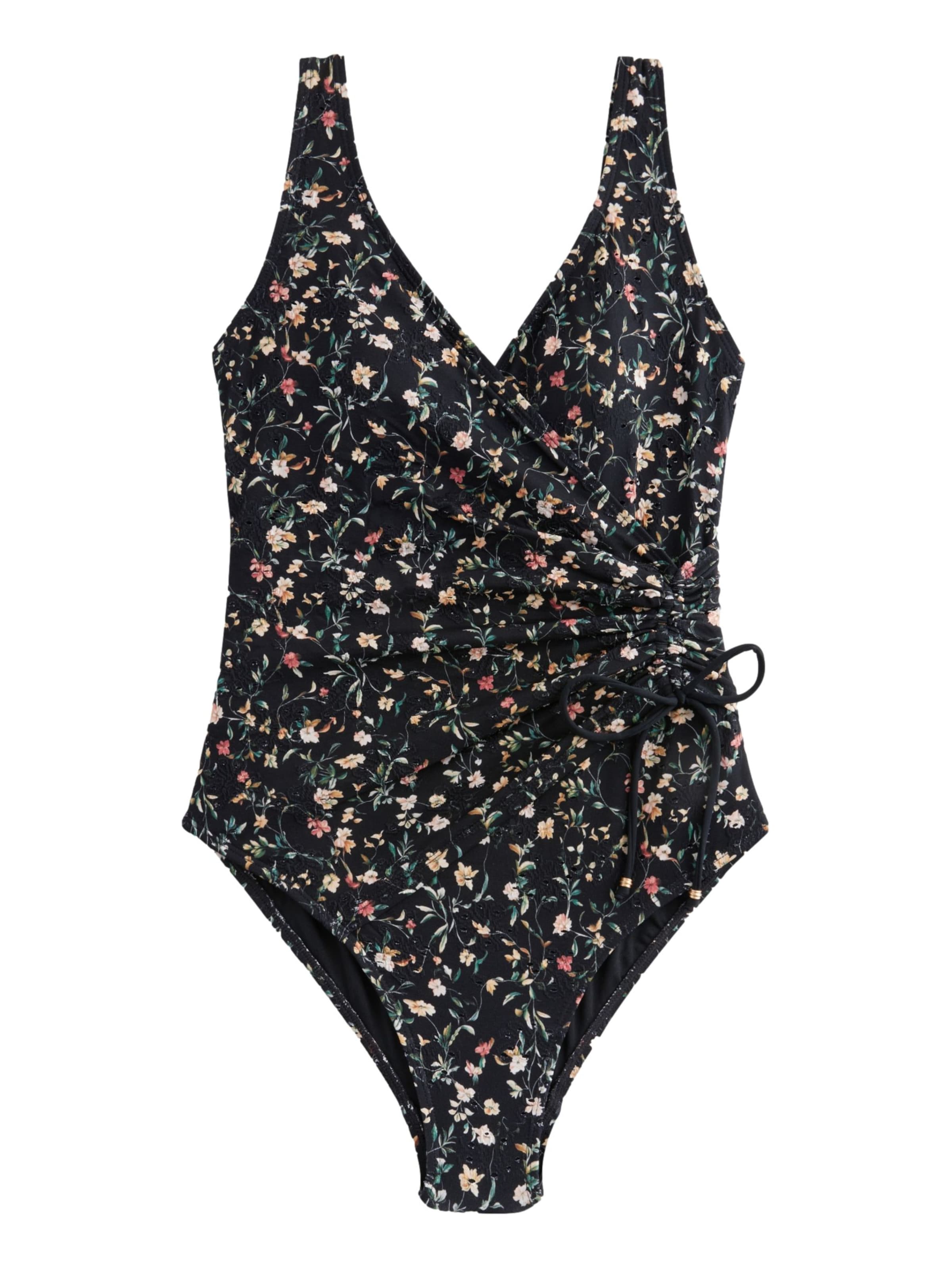 Next Треугольник Корректирующий купальник в Черный: спереди