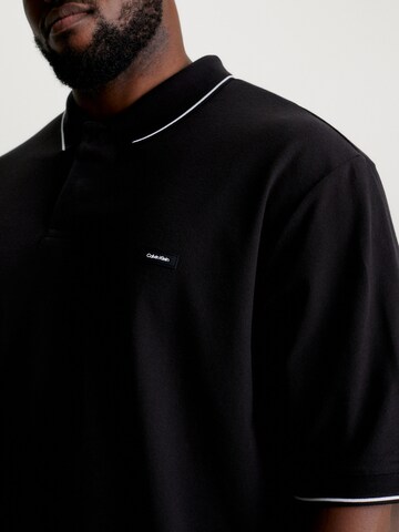 Calvin Klein Big & Tall Poloshirt in Schwarz