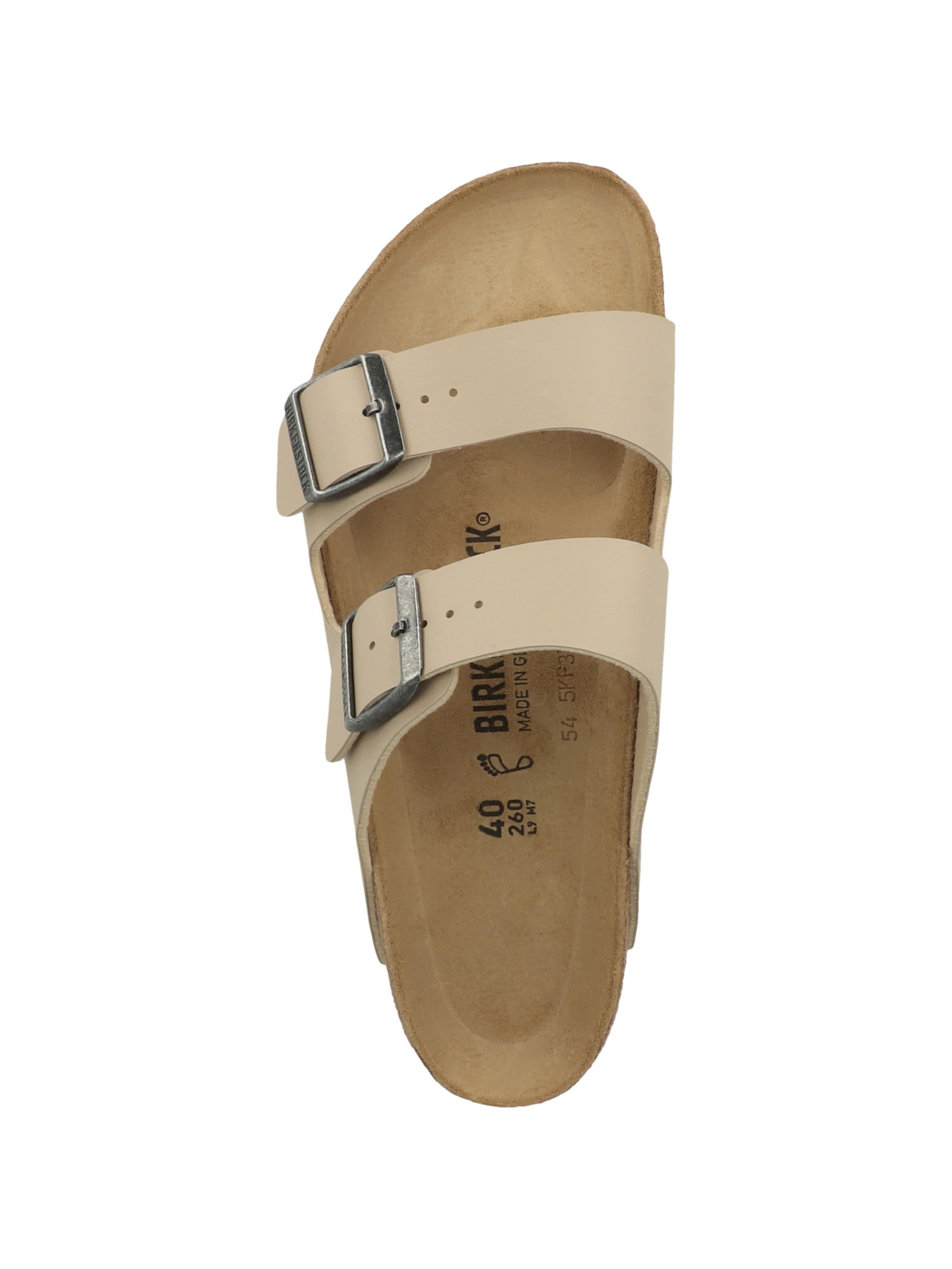 Mule ' Arizona' BIRKENSTOCK en beige : au dessus
