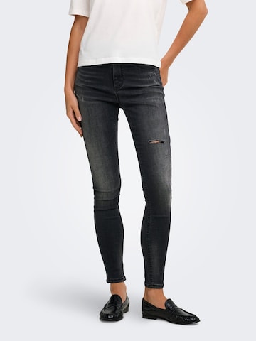 ONLY Skinny Jeans 'ONLWauw' in Zwart: voorkant