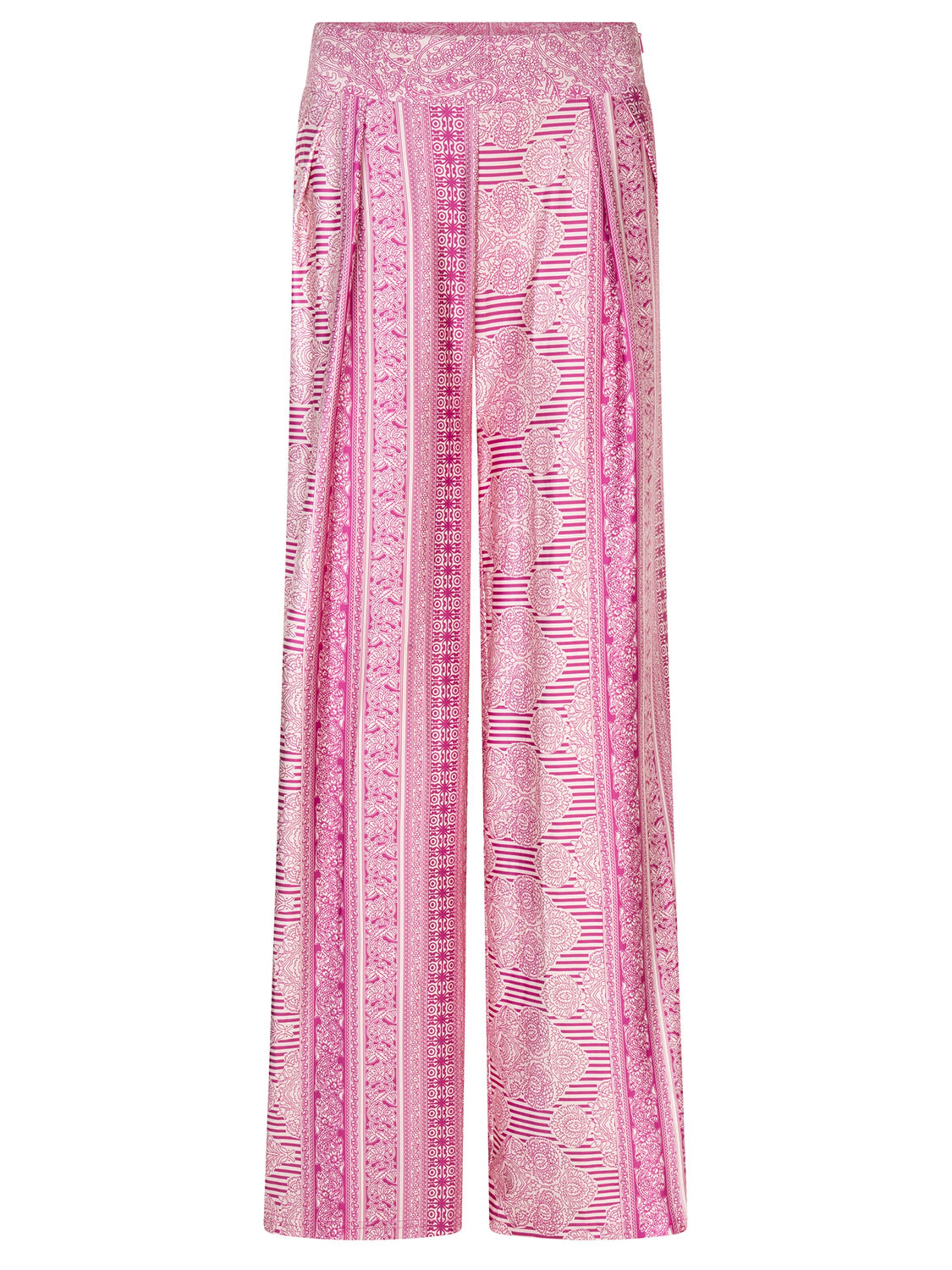 Chic by Lirette Wide leg Broek 'Palazzo Pants Guna' in Roze: voorkant