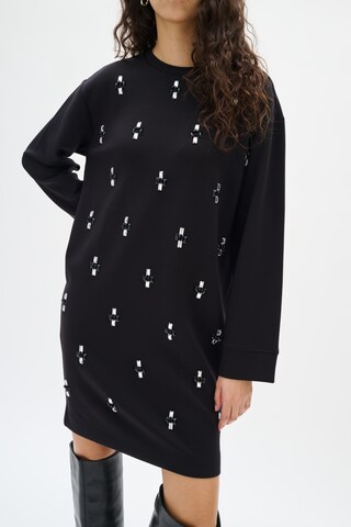 InWear Knitted dress 'IWKINCENT DECO TUNIC' in Black