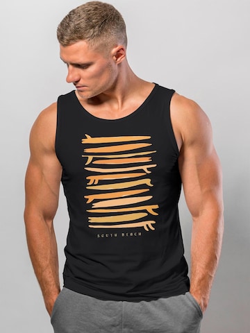 Neverless Shirt 'Surf Boards South'‌‌‌‌‌‌‌‌‌ in Schwarz