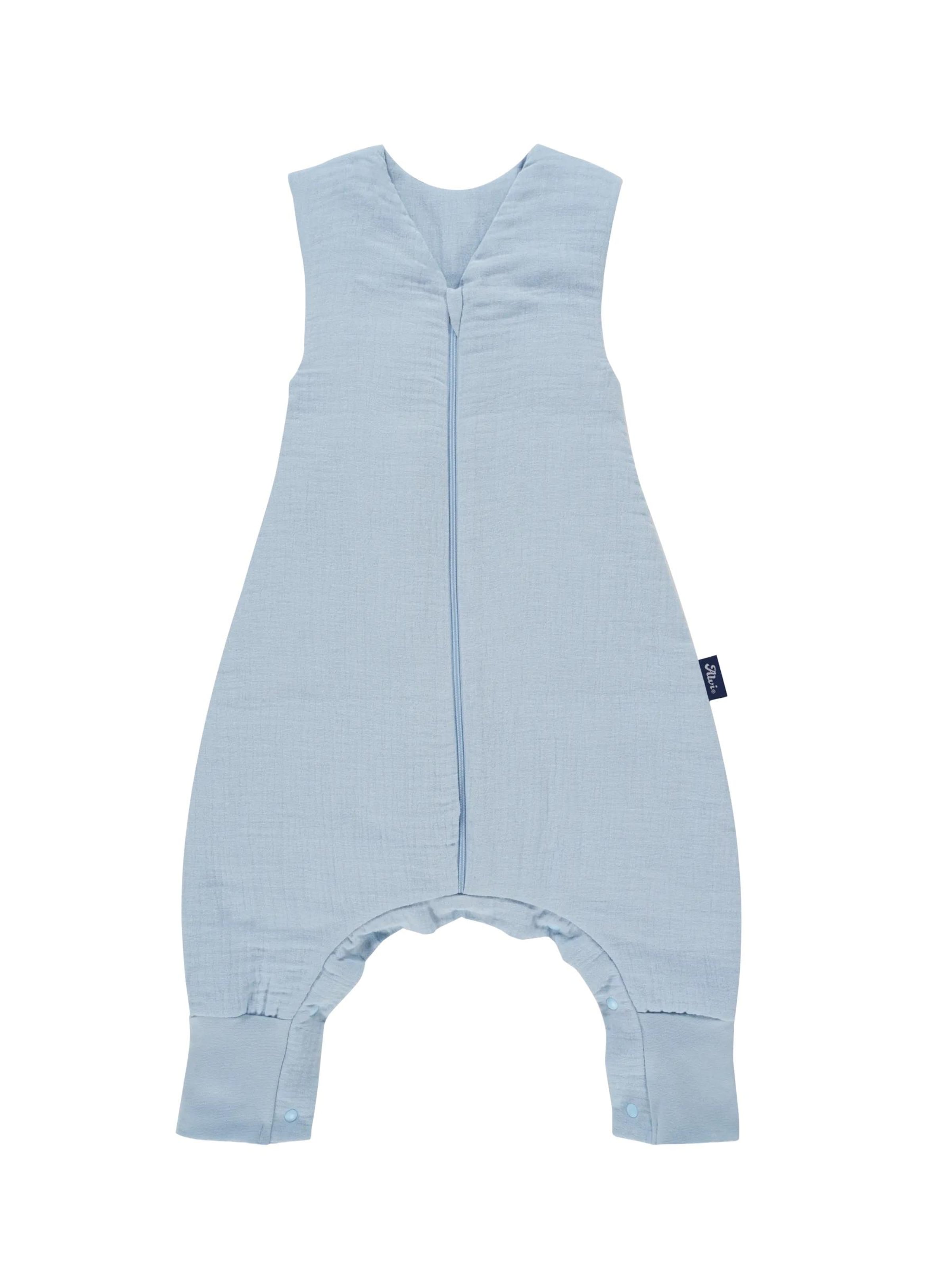 ALVI Schlafsack 'Schlafsack 4-Season Sleep-Overall Mull'‌ in Blau: Vorderseite
