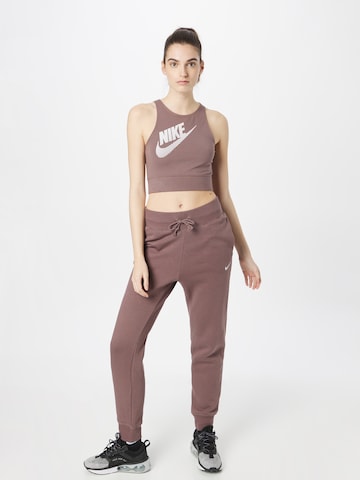 Nike Sportswear Tapered Housut 'Phoenix Fleece' värissä lila