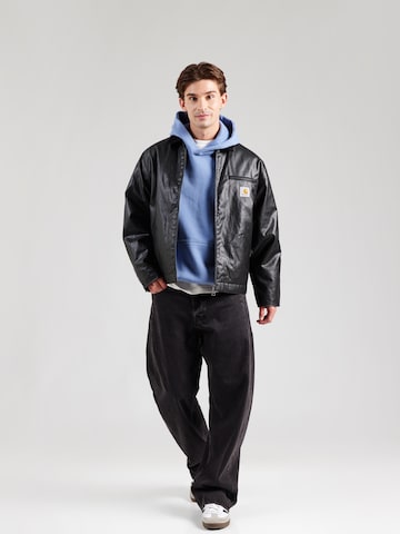 Abercrombie & Fitch Mikina 'ESSENTIAL' – modrá