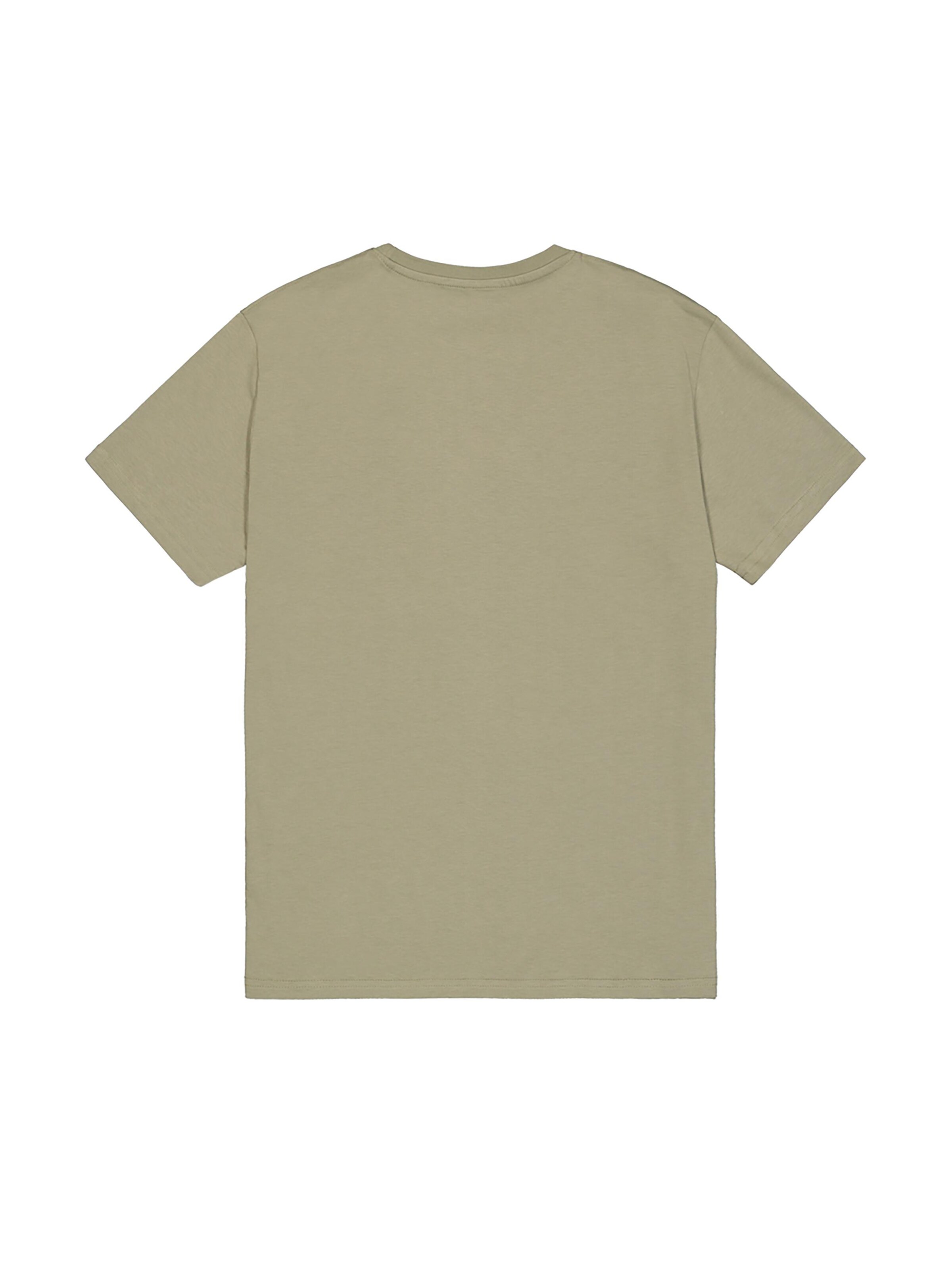 ALPHA INDUSTRIES Shirt 'Basic Small Logo'‌‌‌‌‌‌‌ in Grün