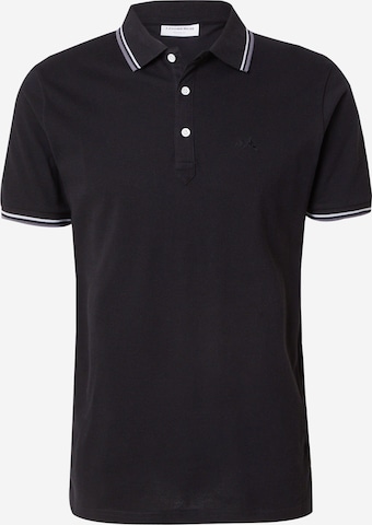 Lindbergh Poloshirt in Schwarz: Vorderseite
