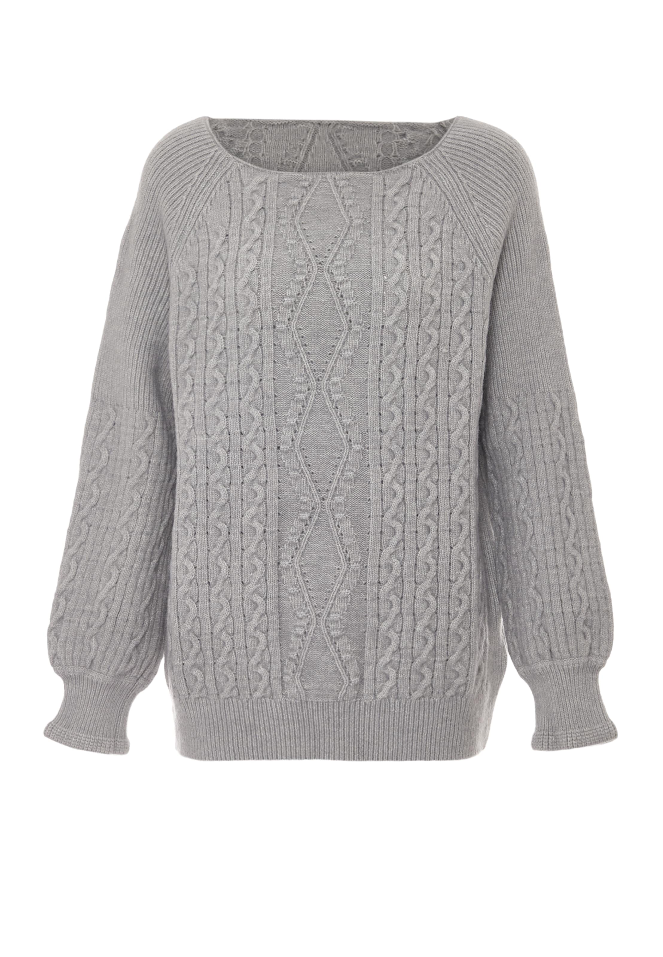 Tanuna Trui in Grijs: voorkant