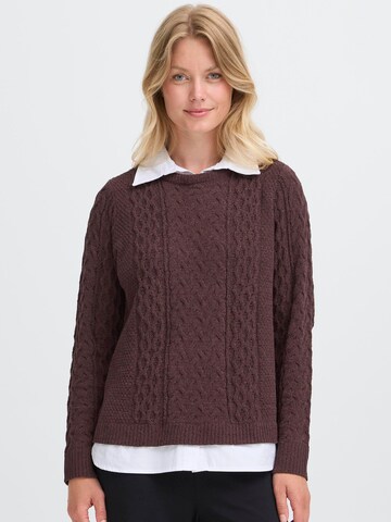 Oxmo - Pullover ' OXFSANVI PU 1 ' em castanho