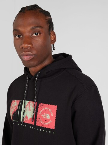 THE NORTH FACE Athletic Sweatshirt in Black