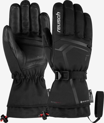 REUSCH Athletic Gloves 'Down Spirit' in Black: front