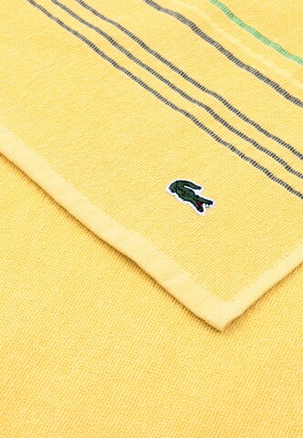 LACOSTE Beach Towel in Yellow