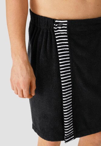 SCHIESSER Towel 'Rom' in Black