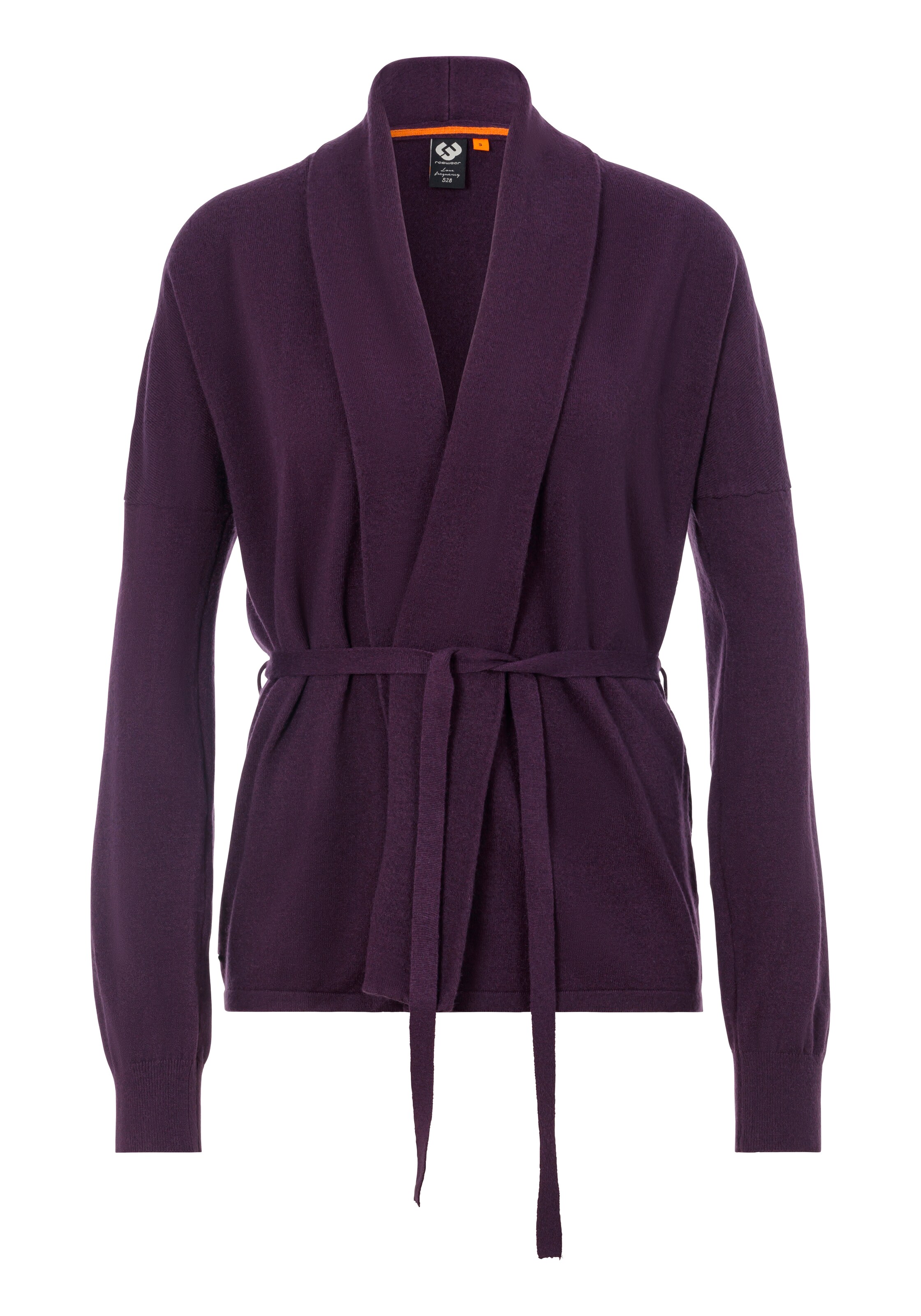 Ragwear Strickjacke in Lila: Vorderseite