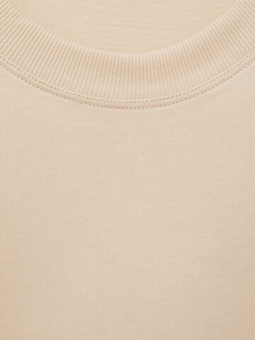 MANGO MAN T-Shirt 'PAPERS' in Beige