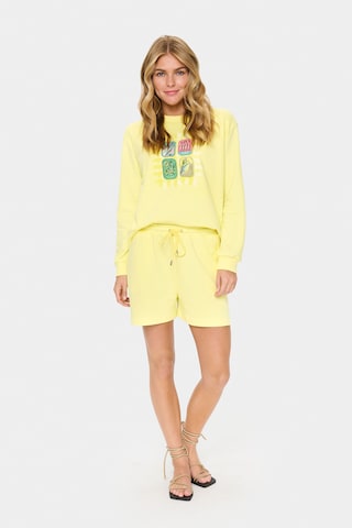 SAINT TROPEZ Regular Broek 'Lucie ' in Geel