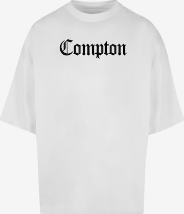 Maglietta 'Compton' di Mister Tee in bianco: frontale
