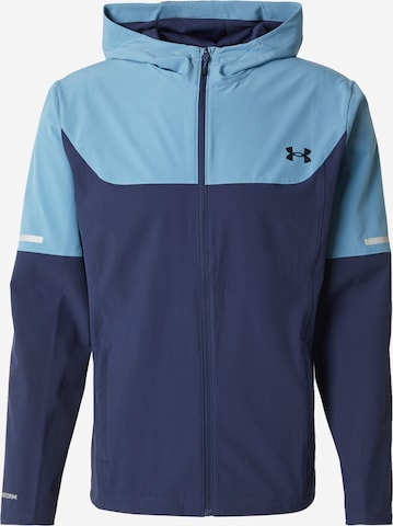UNDER ARMOUR Спортивная куртка 'Tech Utility' в Синий: спереди