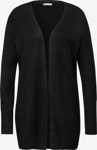 STREET ONE Strickjacke in Schwarz: Vorderseite
